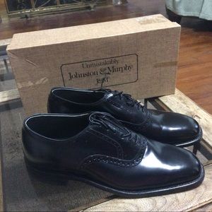 Johnston & Murphy Black Derby Dress Shoes